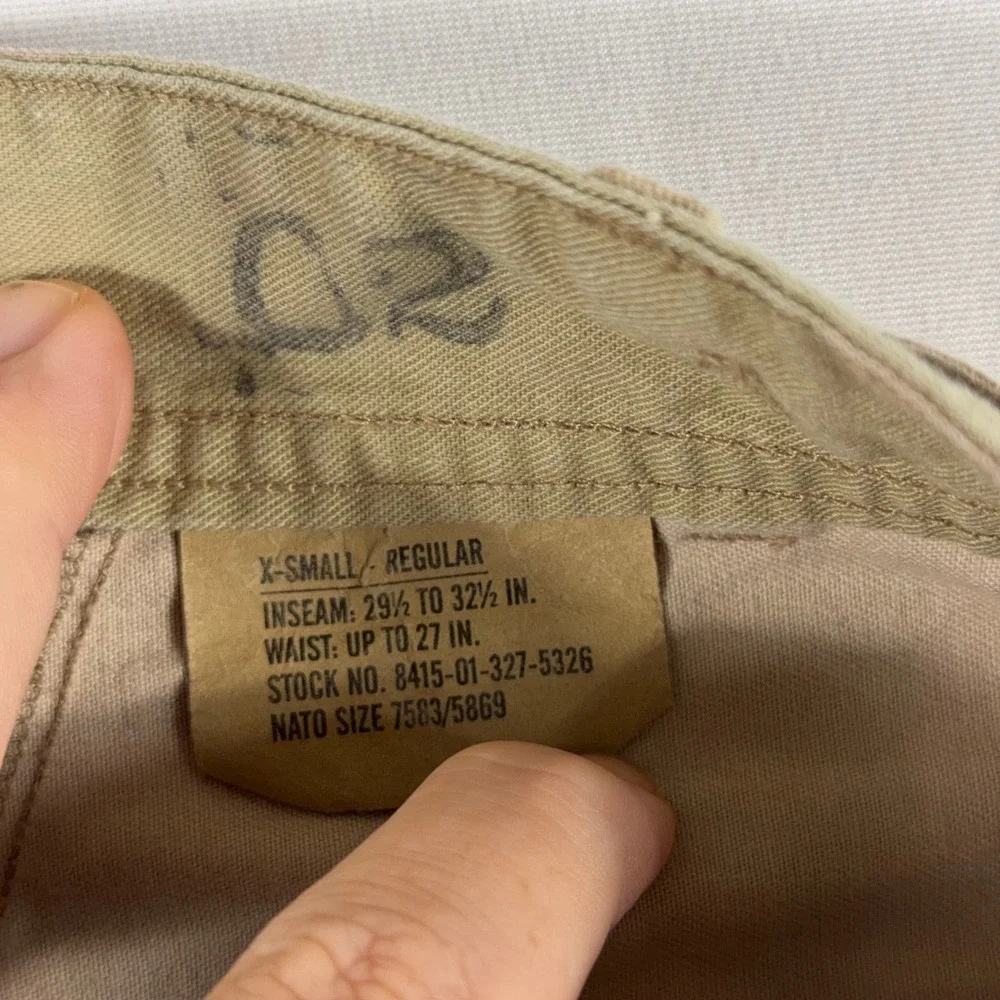 Military Desert Camouflage Combat Trousers 3 Color Cargo‎ Pants Men XS Regular